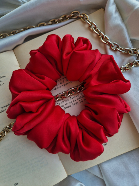 Scrunchie Velvet Red L Scrunchie Velvet Red L