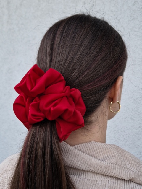Scrunchie Velvet Red XL Scrunchie Velvet Red XL