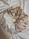 Gumka scrunchie XXL oversized Creme Brulee