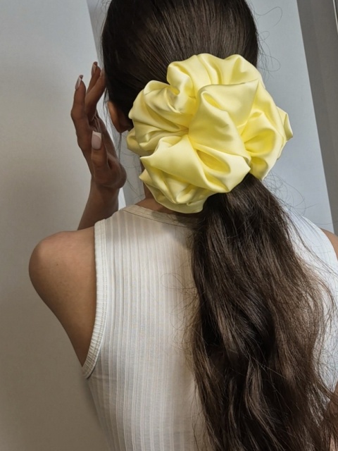 Gumka scrunchie XXL oversized Lemon Pie