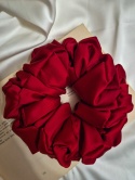 scrunchies-scrunchie xxl czerwona-ogromna scrunchie-duże scrunchies-ogromna gumka-scrunchies oversized-duża czerwona scrunchie