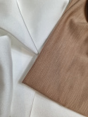 Szeroka opaska do włosów z tencelu Beige