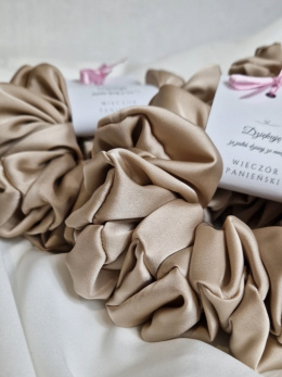 Podziękowanie na wieczór panieński - scrunchie XL z owijką