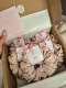 Podziękowanie na wieczór panieński - scrunchie XL z owijką