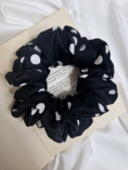 Scrunchie Black 'n White L - wyprzedaż modelu