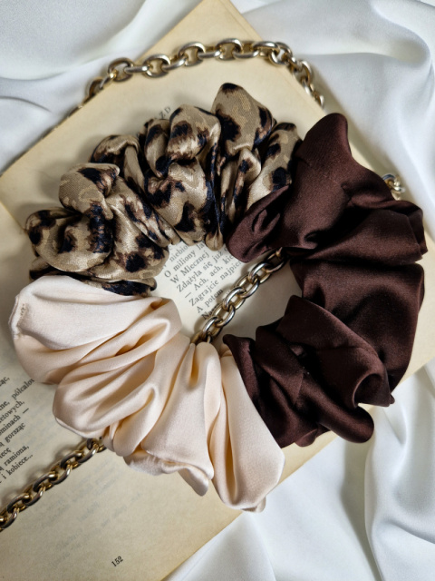 Scrunchie Caramel Coffee XL Scrunchie Caramel Coffee XL