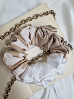 Scrunchie Creme Brulee L