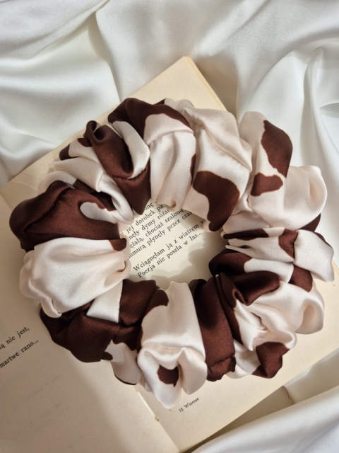 Scrunchie Krówka XL - limitowana edycja