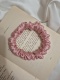 Scrunchie jedwabna Baby Pink S