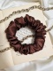 Scrunchie jedwabna Milk Chocolate M
