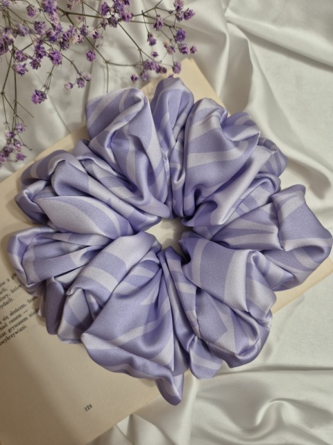 scrunchies-scrunchie xxl-liliowa ogromna scrunchie-duże liliowe scrunchies-scrunchies fioletowe-duża fioletowa scrunchie
