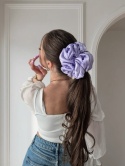 scrunchies-scrunchie xxl-liliowa ogromna scrunchie-duże liliowe scrunchies-scrunchies fioletowe-duża fioletowa scrunchie