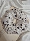 Gumka scrunchie XXL oversized Vanilla Dots