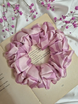 scrunchies-scrunchie xxl-różowa duża scrunchie-różowa scrunchie xxl-kwiatowa scrunchie xxl-duże różowe scrunchies