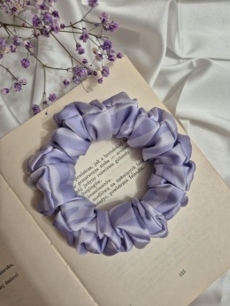scrunchies-scrunchie liliowa-duże liliowe scrunchies-scrunchies fioletowe-duża fioletowa scrunchie-liliowa gumka