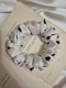 Scrunchie Vanilla Dots M
