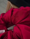 Scrunchie Velvet Red XXL - USZKODZONA/ZABRUDZENIE MATERIAŁU