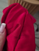 Scrunchie Velvet Red XXL - USZKODZONA/ZABRUDZENIE MATERIAŁU