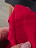 Scrunchie Velvet Red XXL - USZKODZONA/ZABRUDZENIE MATERIAŁU