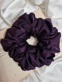 duża fioletowa gumka do włosów-duża śliwkowa scrunchie-purpurowa gumka do włosów-fioletowa gumka scrunchie-scrunchies